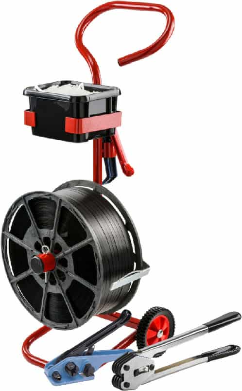 Strapping Kit:- Trolley Tensioner/Sealer/Strap/Clips